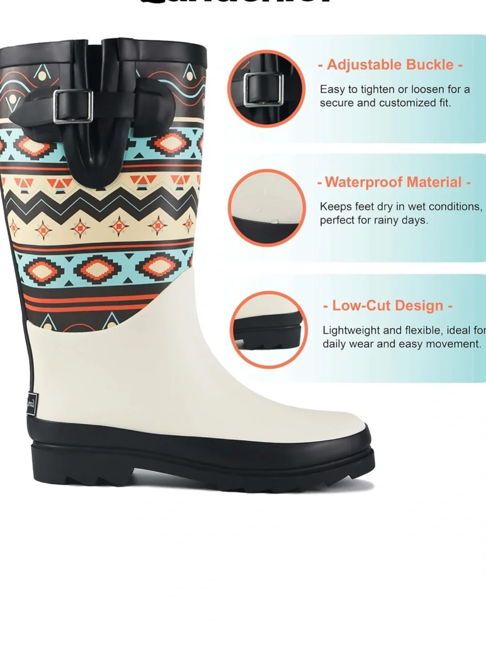 Aztec Rain Boots